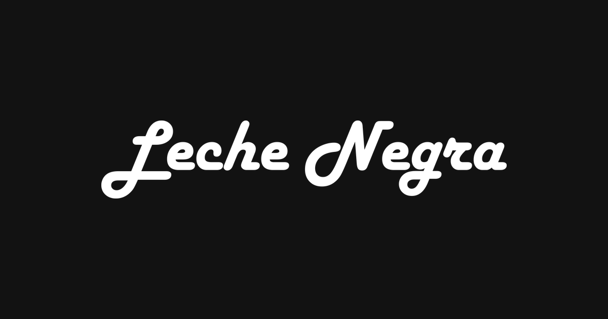 Leche negra